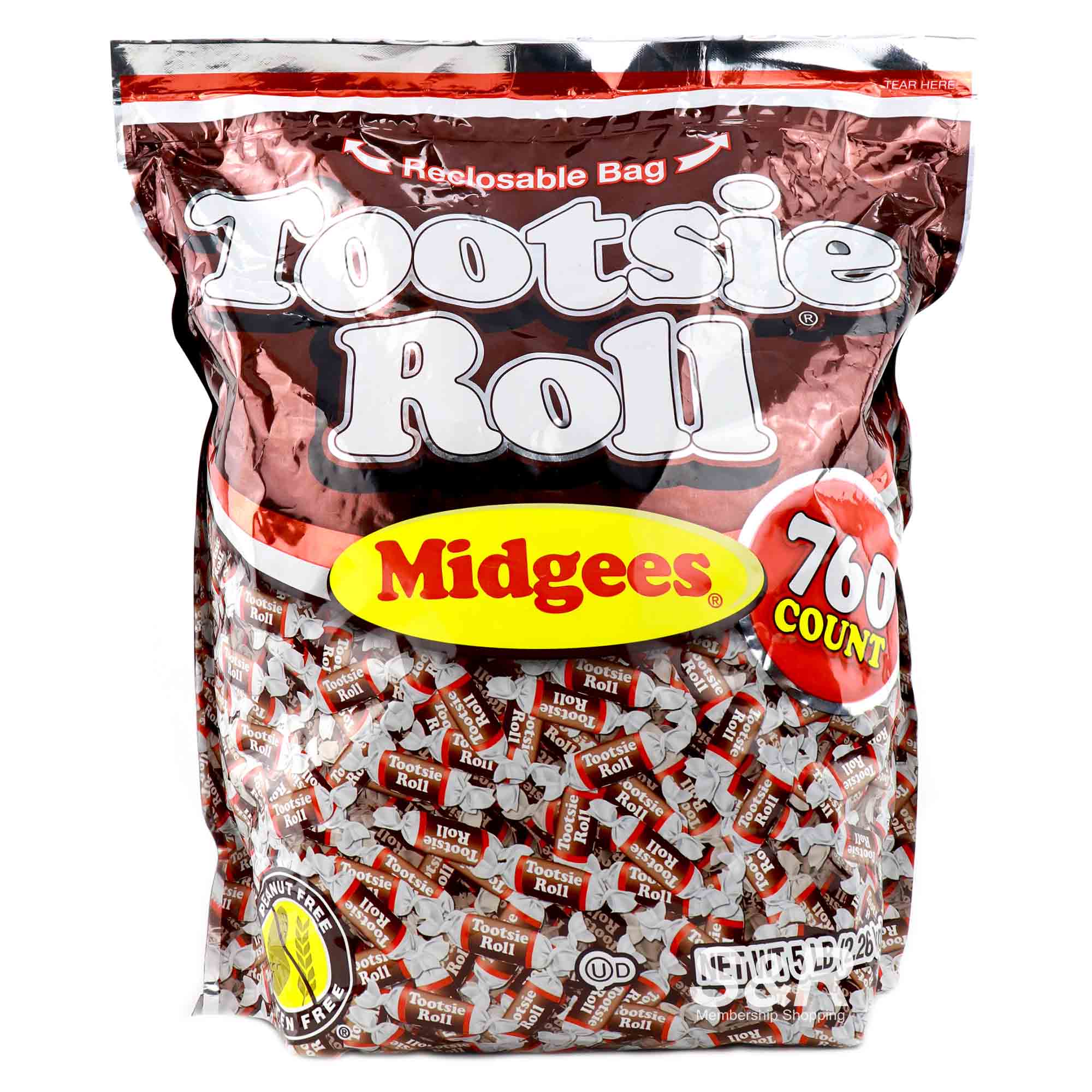 Tootsie Roll Midgees 2.5kg Tootsie Roll Midgees 2.5kg